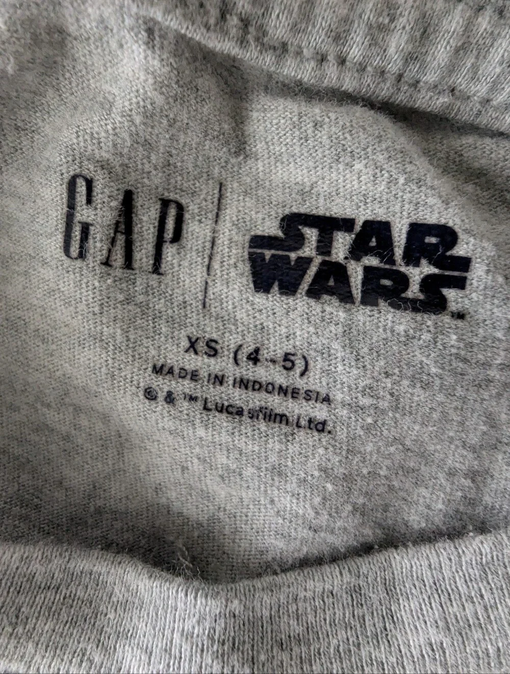 Star Wars Kids Gray Graphic Gap Tee - Character Grid Design, Darth Vader